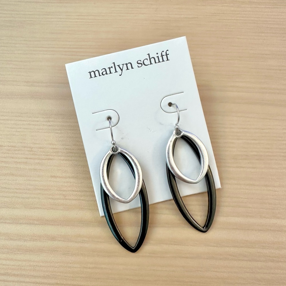 Marlyn Schiff - Geo Shape Drop Earring